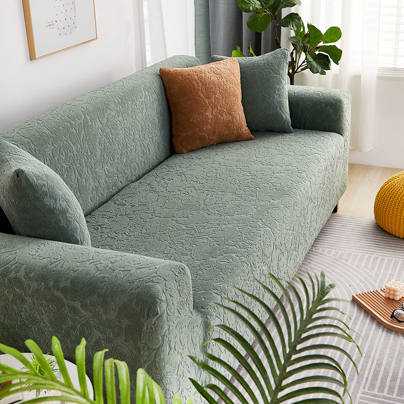 Universal Sofa Cover All-Season Thick Solid Color Couch Protector
