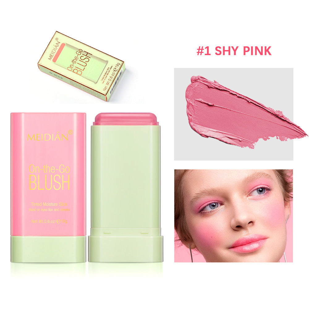 High-Gloss Portable Blush Cream Multiple Shades for Beautiful Makeup