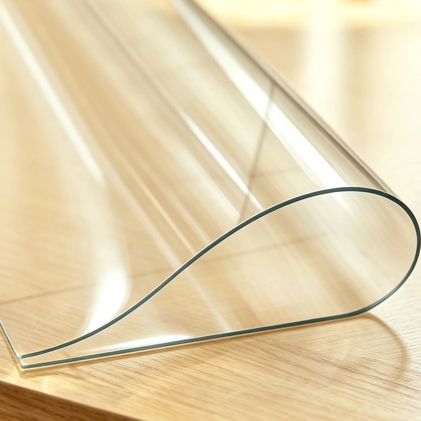 Waterproof Table Protector - Heavy Duty PVC Cover for Dining Tables
