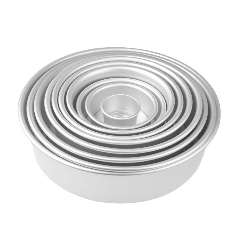 Round Cake Pan Set 4-11 Inch Non-Stick Bakeware for Baking & Desserts