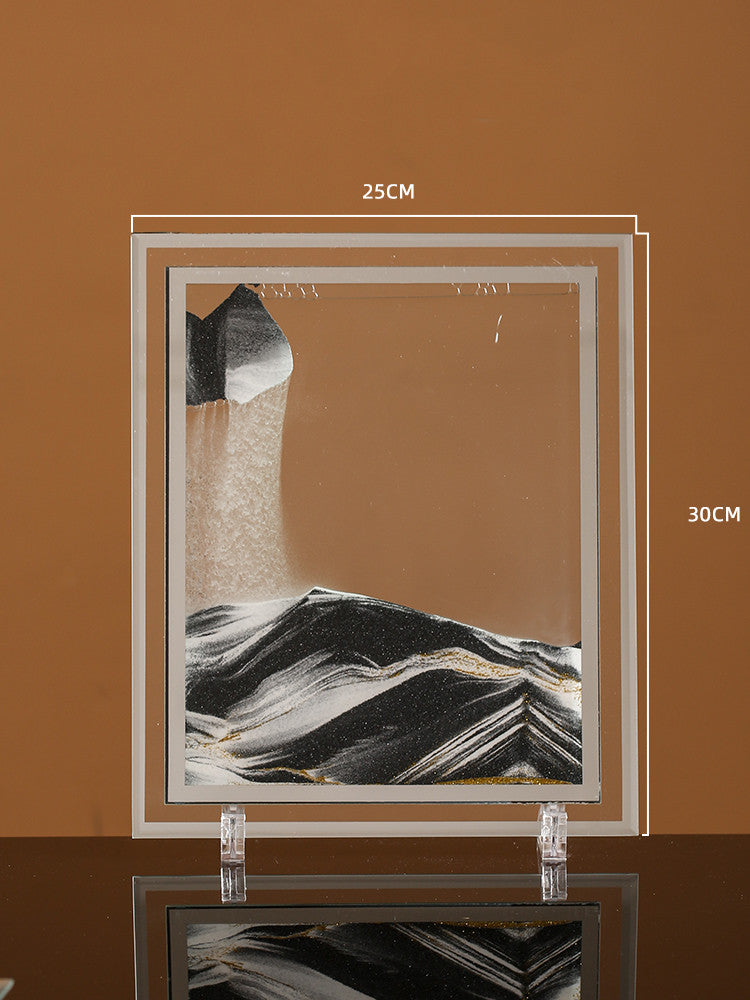 Decorative Quicksand Art Canvas Ornament for Home & Office