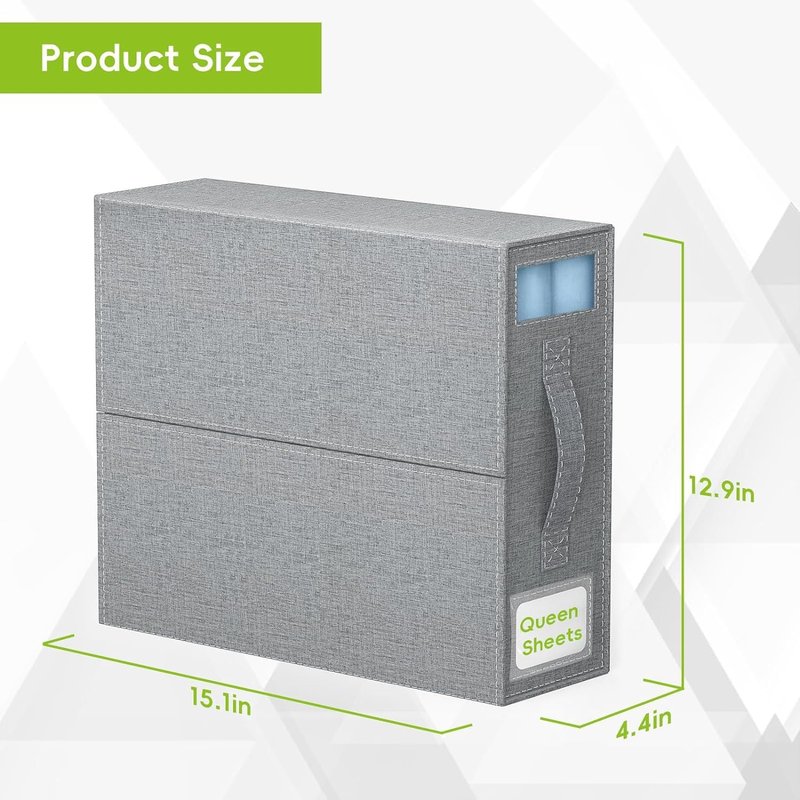 Large Capacity Foldable Storage Box with Window for Clothes and Bedding