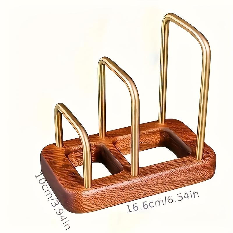 Set Of 2 Classic Solid Wood Kitchen Shelves Sturdy Top Shelf With