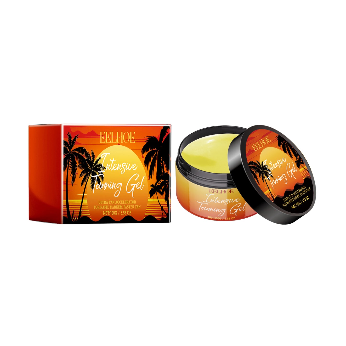Intensive Tanning Gel - Natural Moisturizing Bronzer for Sun Tanning