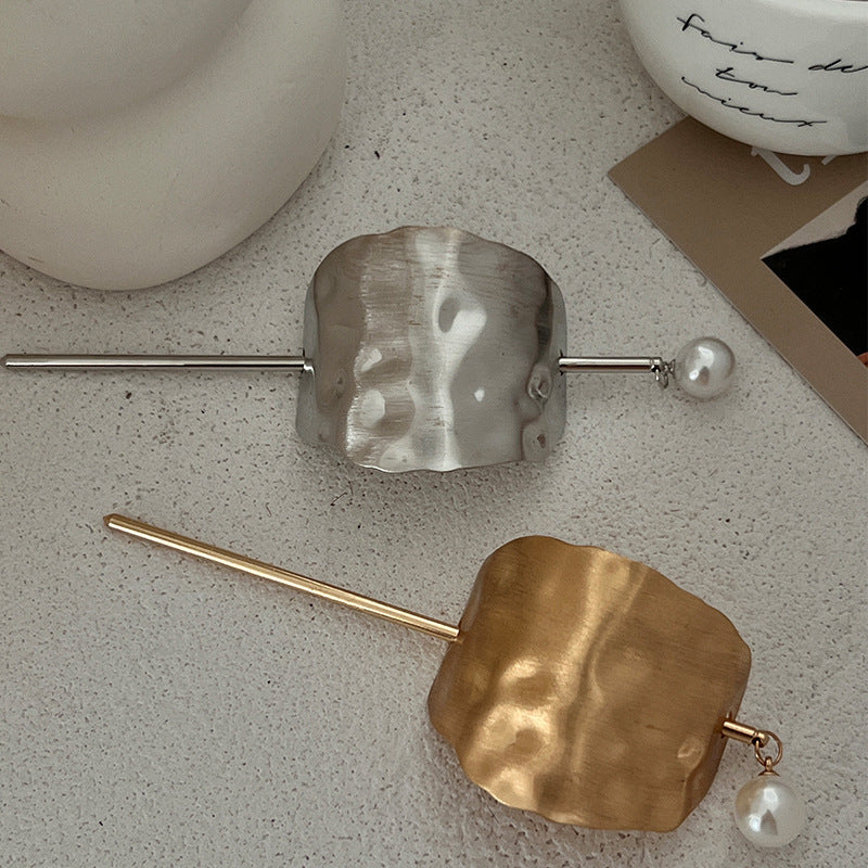 Pearl Hair Chignon Hairpin for Back of Head
