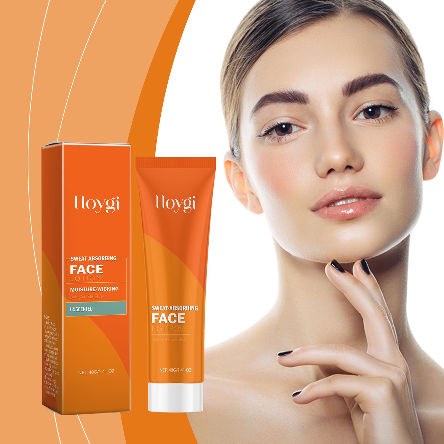 Moisturizing Anti-Sweat Facial Lotion for Pore Tightening & Oil Control