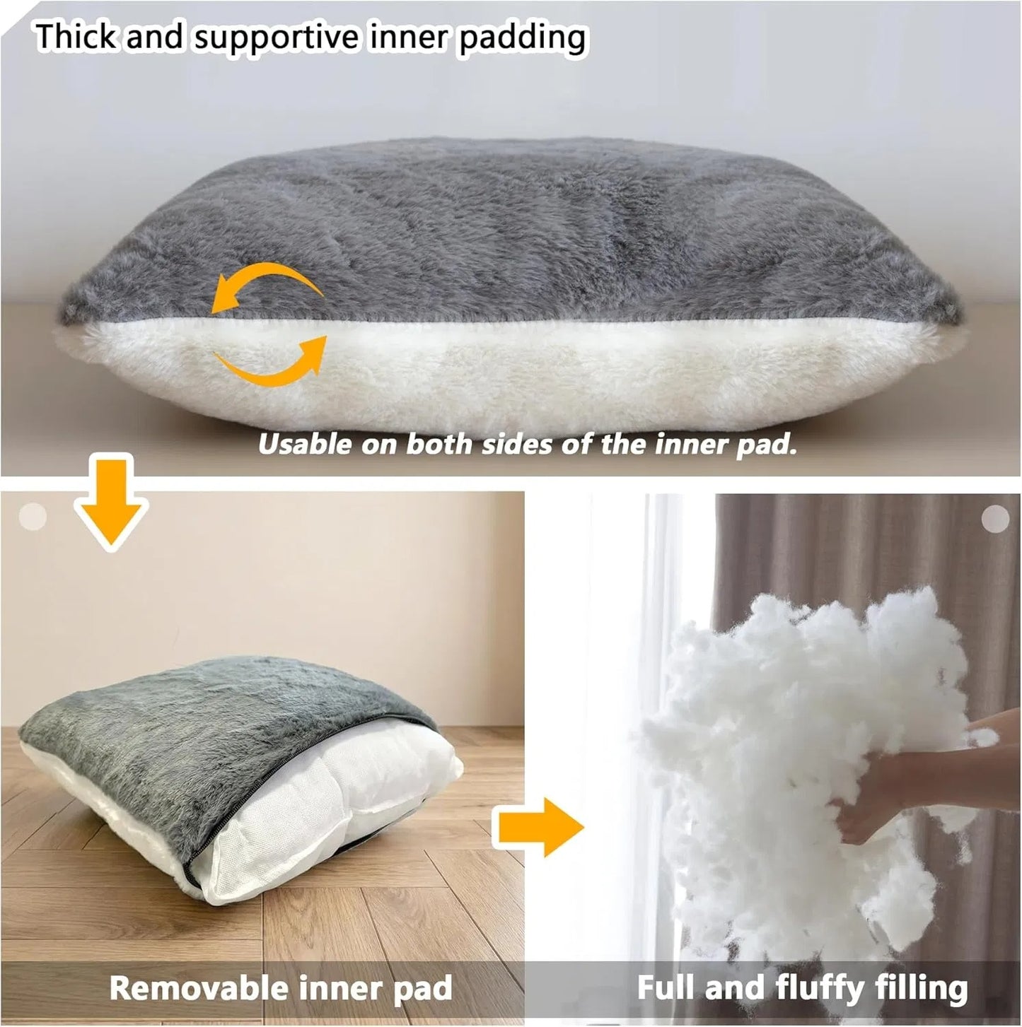 Foldable Indoor Cat Bed with Anti-Slip Water-Resistant Bottom - Cozy Pet House