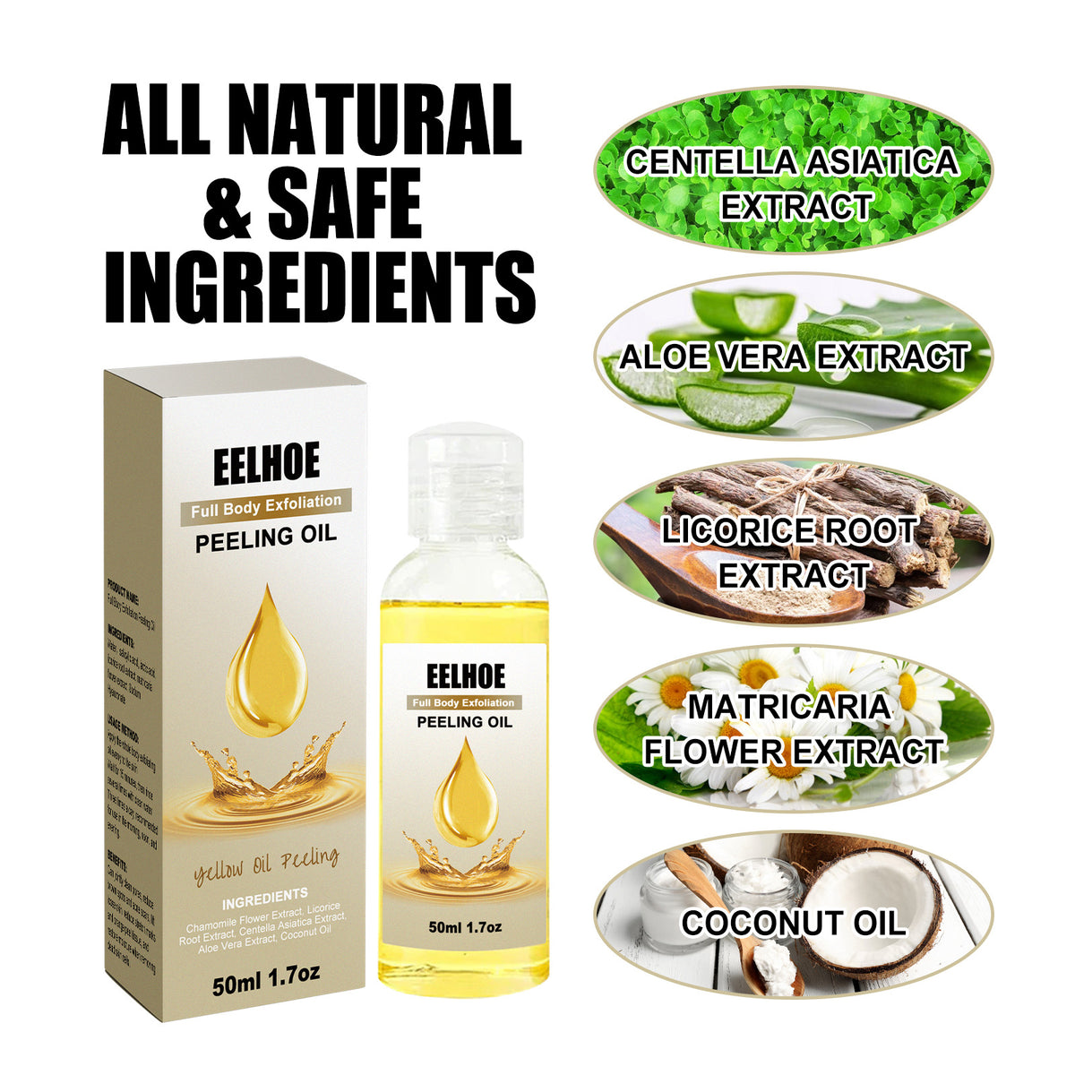 Brightening Exfoliating Body Oil - 50ml