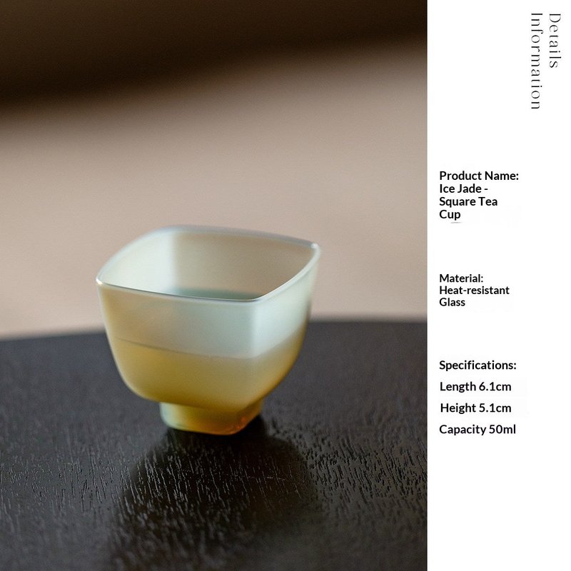Ice-Translucent Raw Jade Porcelain Teacup - White 50ml Minimalist Design