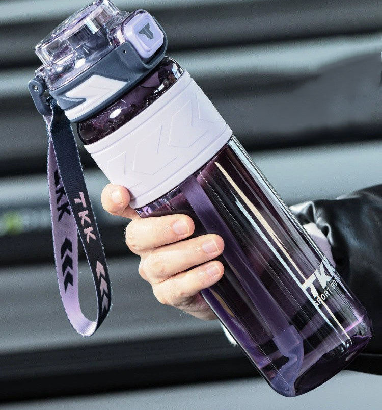 Large Capacity Sports Water Bottle with Straw - 600ml, 800ml, 1000ml
