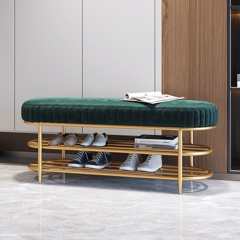 Double-Layer Walk-In Closet Shoe Bench and Rack - Multi-Size & Color Options