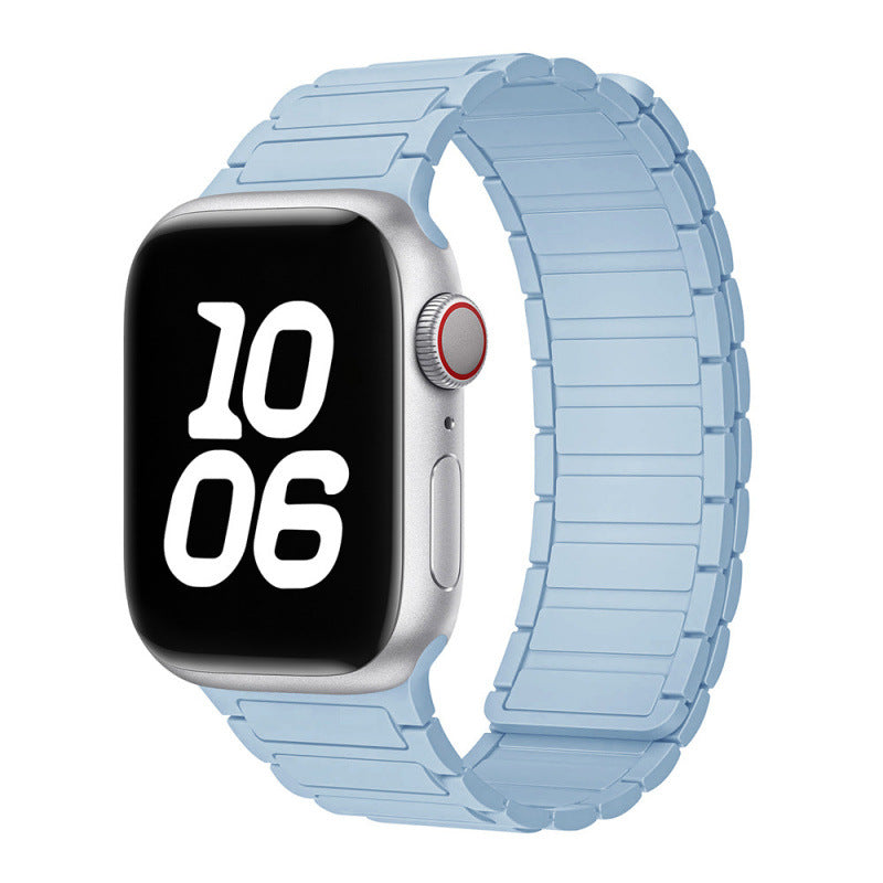 Magnetic Sports Silicone Watch Strap - Compatible with Apple Watch 38-49mm