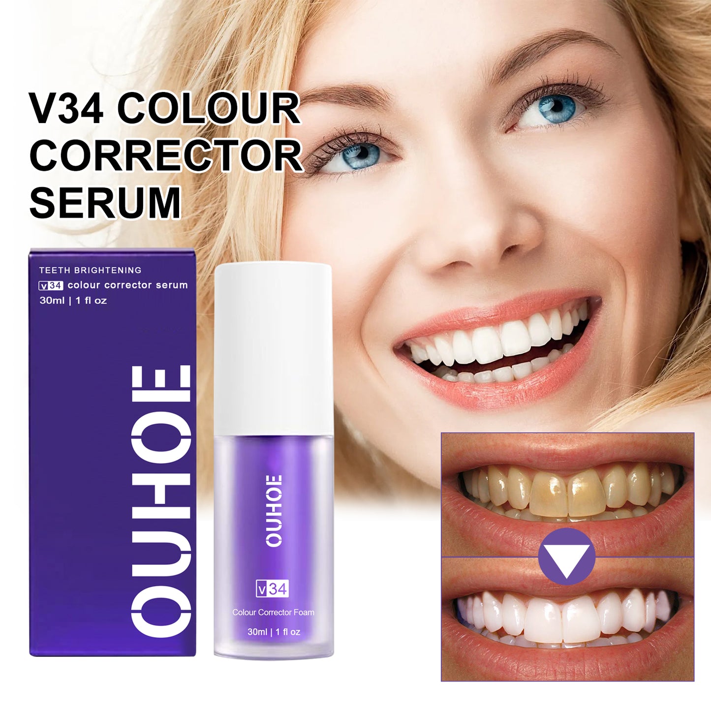 Brightening Tooth Serum 30ml - Dental Whitening Treatment