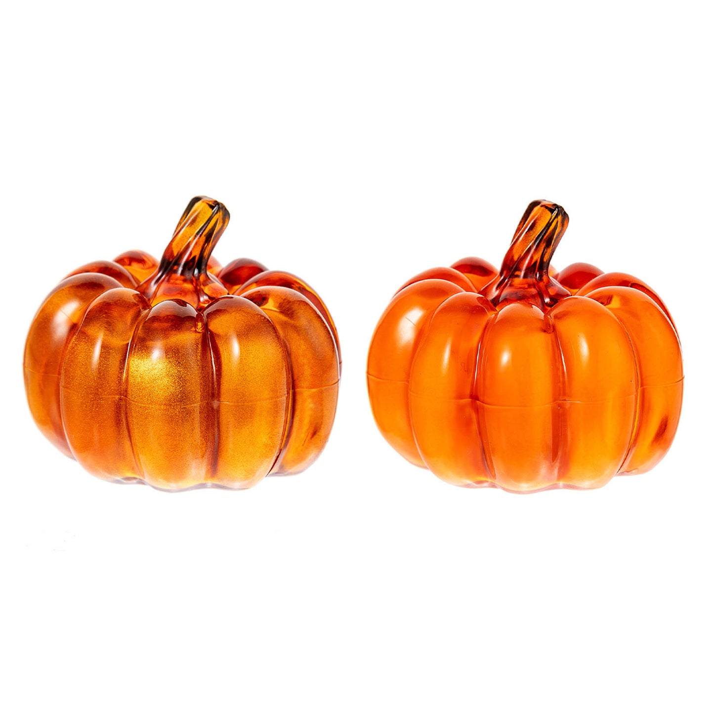 2PCS LED Pumpkin Lamps - Battery Powered Holiday Decor for Indoor & Outdoor