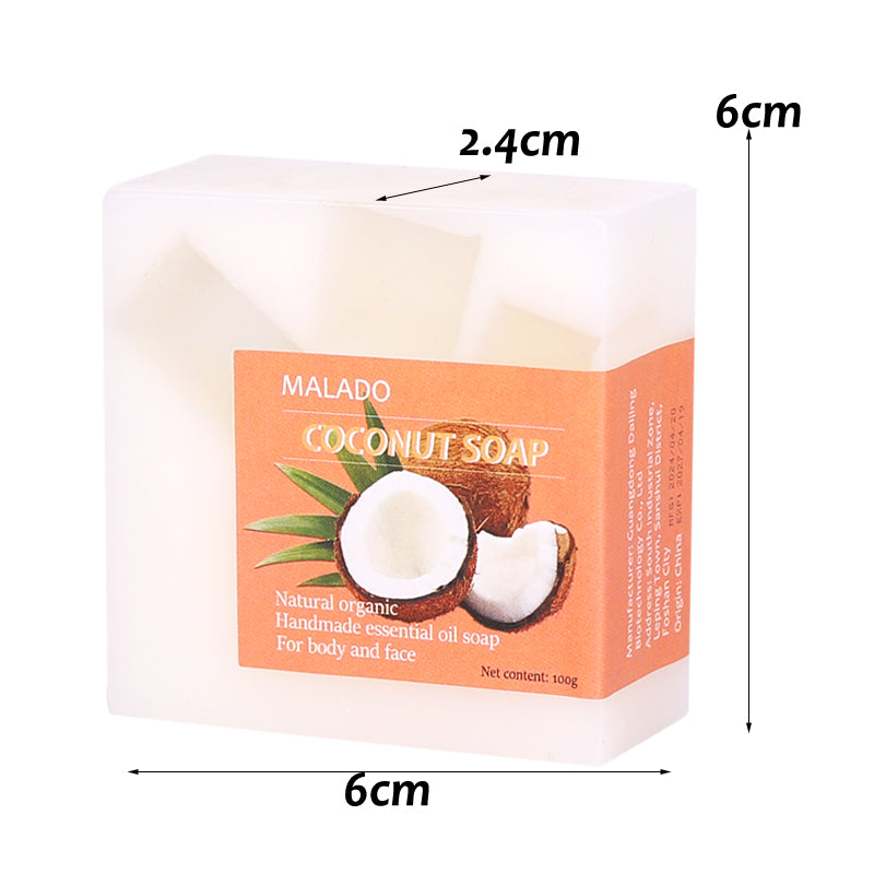 Coconut Granule Fruit Soap Bar - 100g