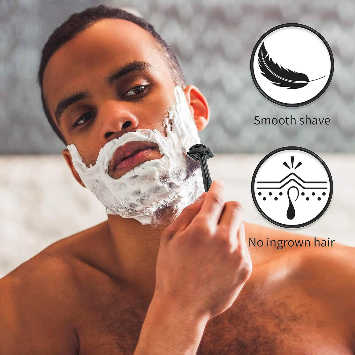 Manual Double-Sided Blade Shaver with Swedish Steel