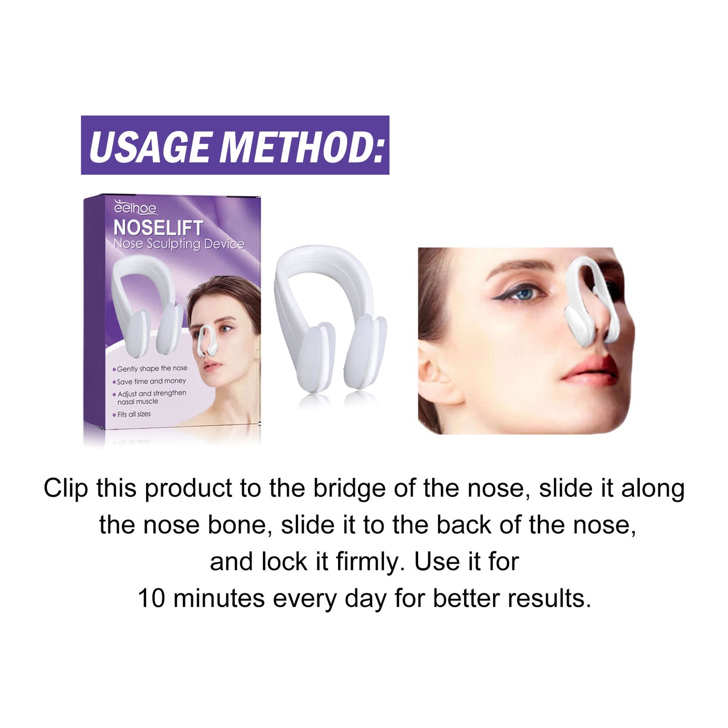 Silicone Nose Shaper Tool for Bridge Lifting and Contouring