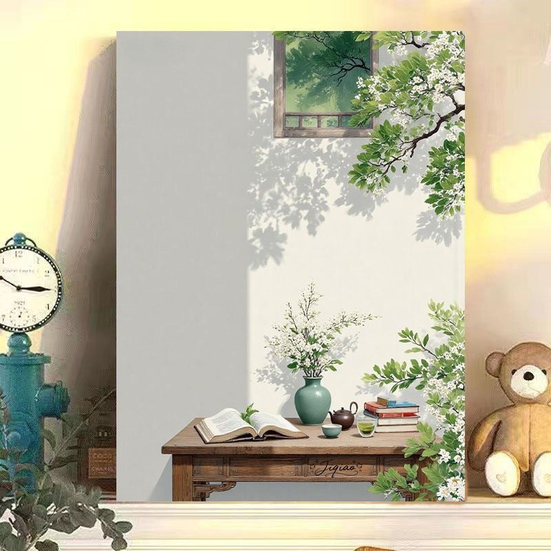 Handmade Fill-In Coloring Stress-Relief Wall Art - Decorative Healing Canvas