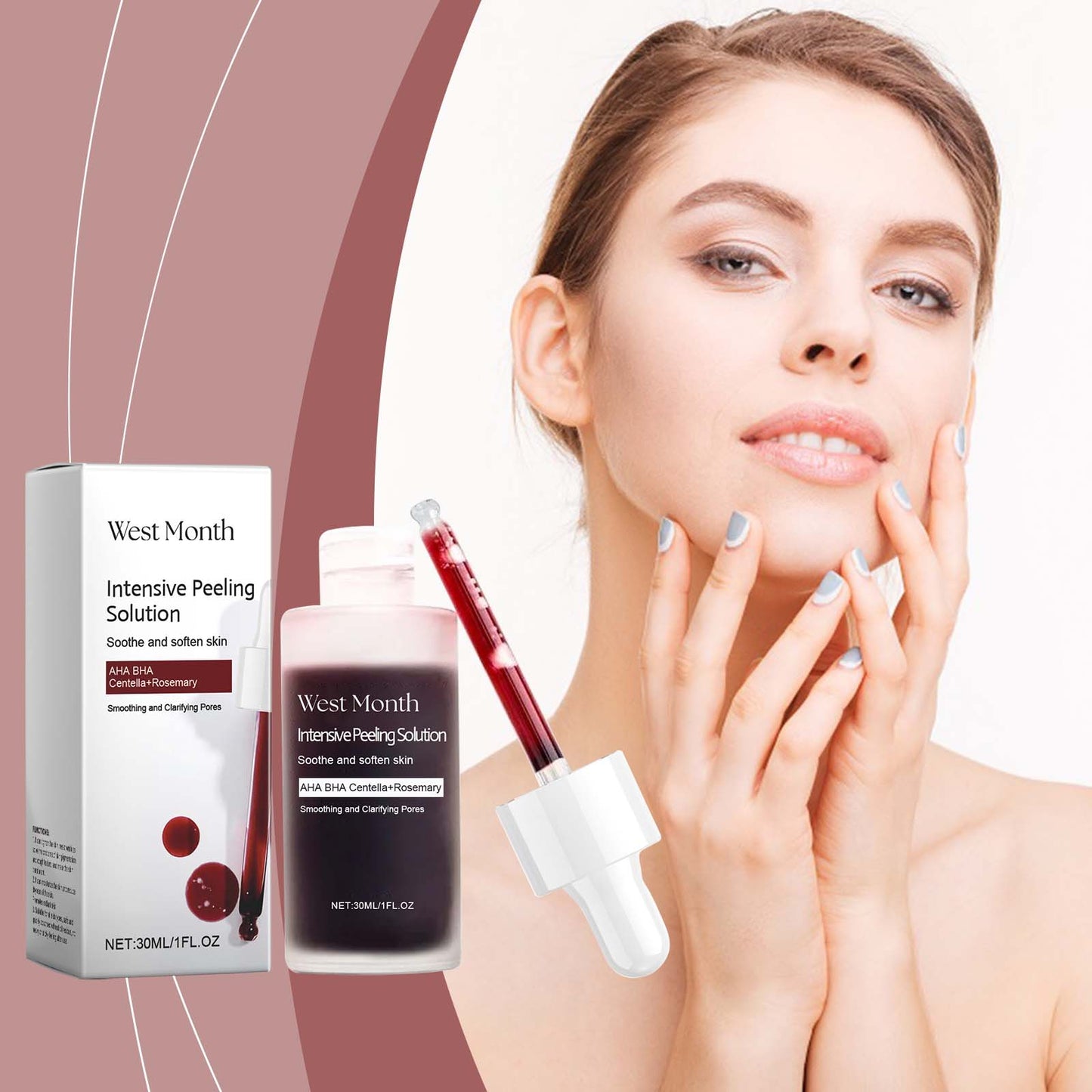 Exfoliating Brightening Facial Serum 30ml - Skin Renewal & Glow