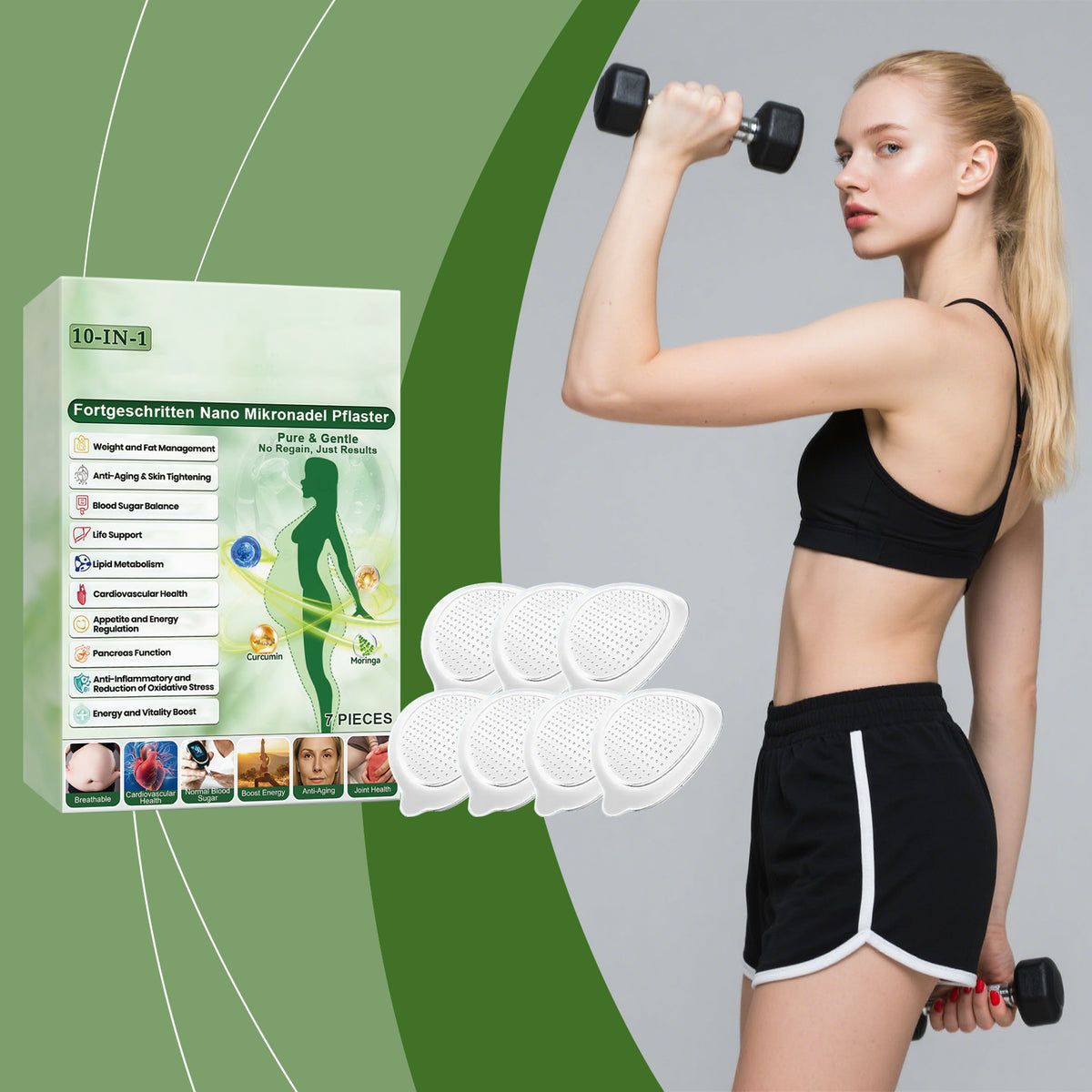 Slimming Body Shaping Patches, 7 Pieces