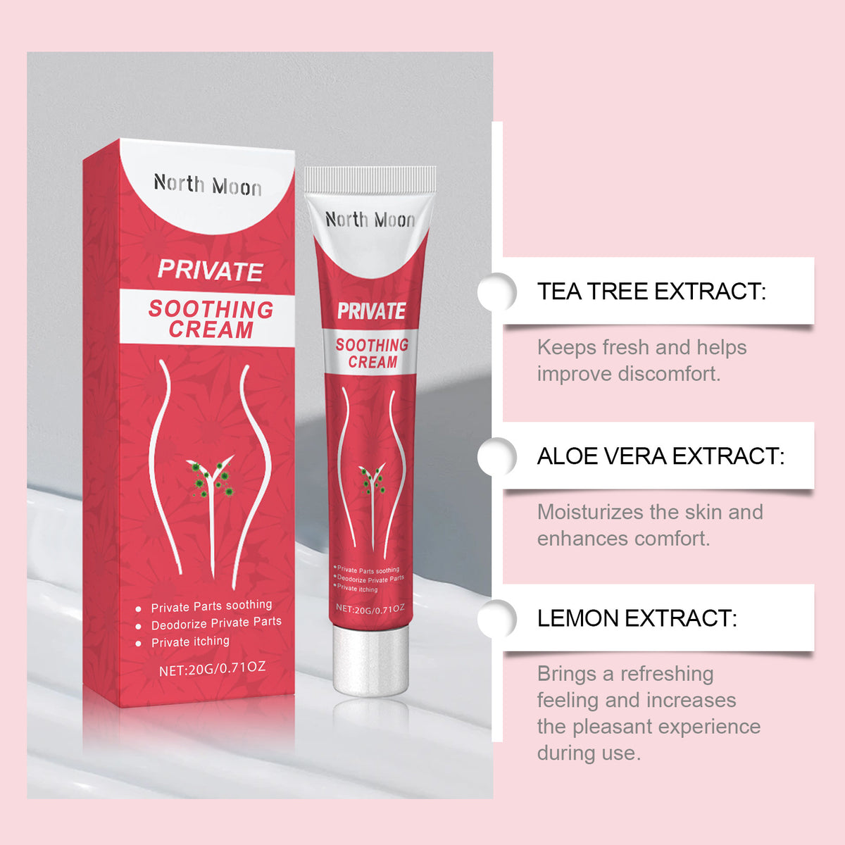 Womens Moisturizing Body Cream - 20g