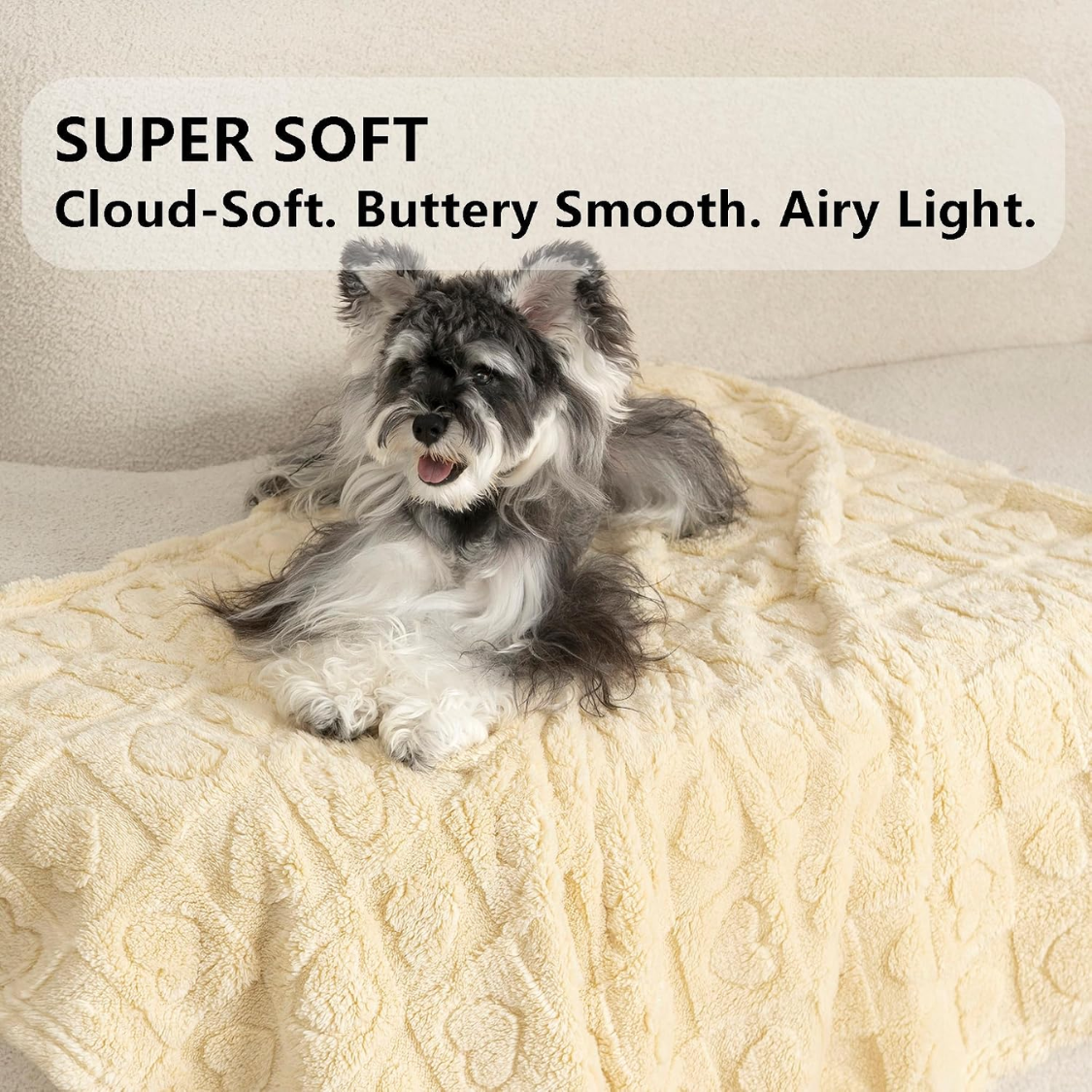 Ultra Soft Pet Blanket for Dogs and Cats - 300GSM Washable Fleece, Small Size