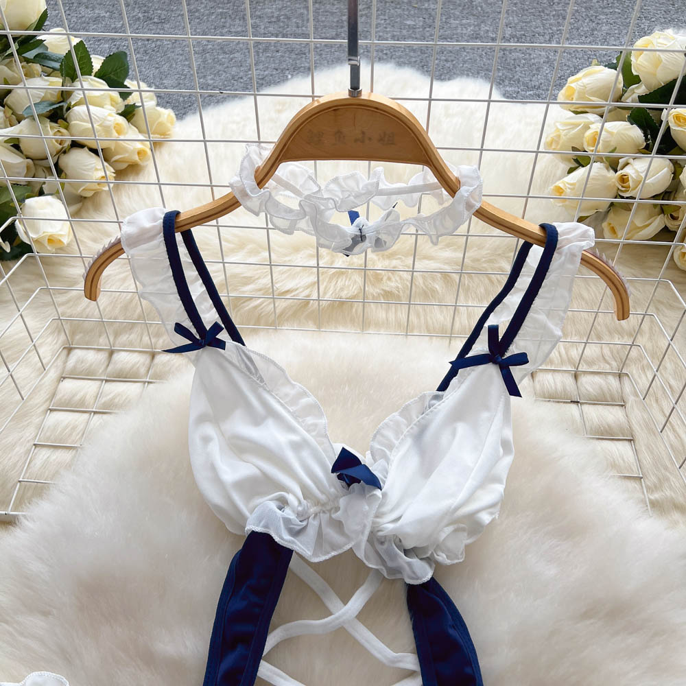 Women's Maid Costume Set with Accessories - Customizable Colors & One Size