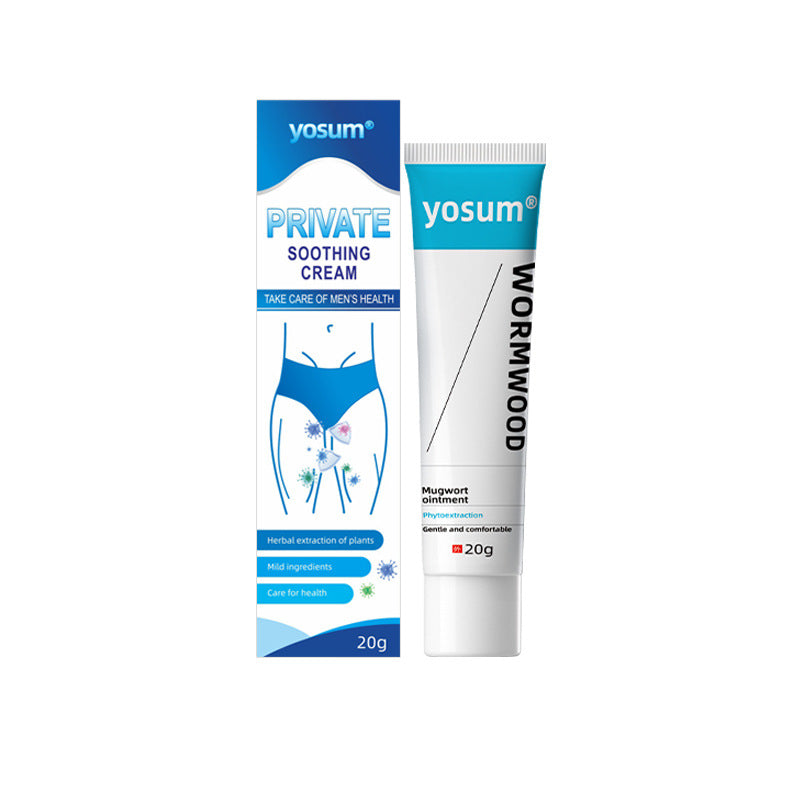 Anti-Itch Skin Care Cream for Men - Argy Wormwood External Use 20g