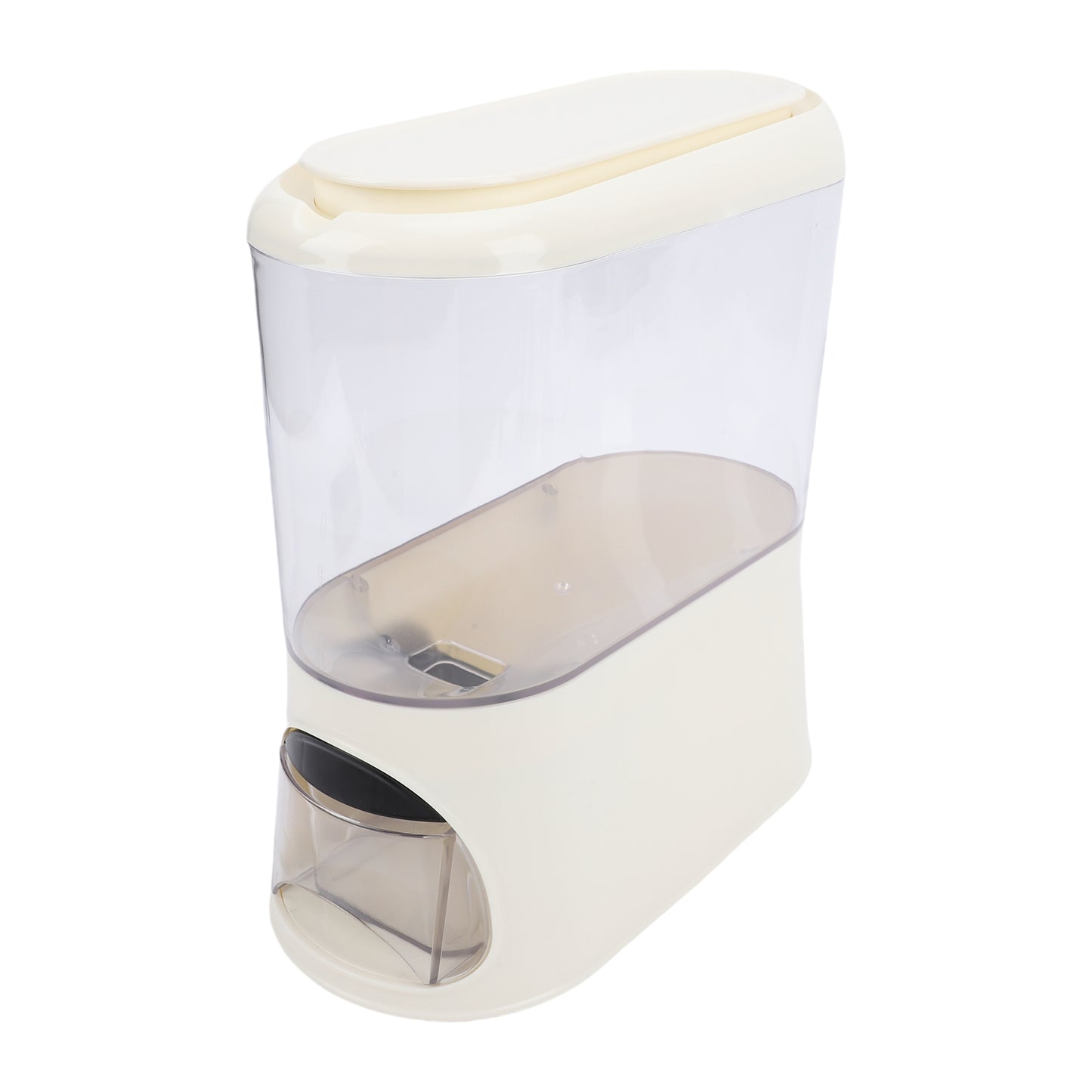 Rice Dispenser With Cup PP Sealed Clear Dry Food Storage Grain