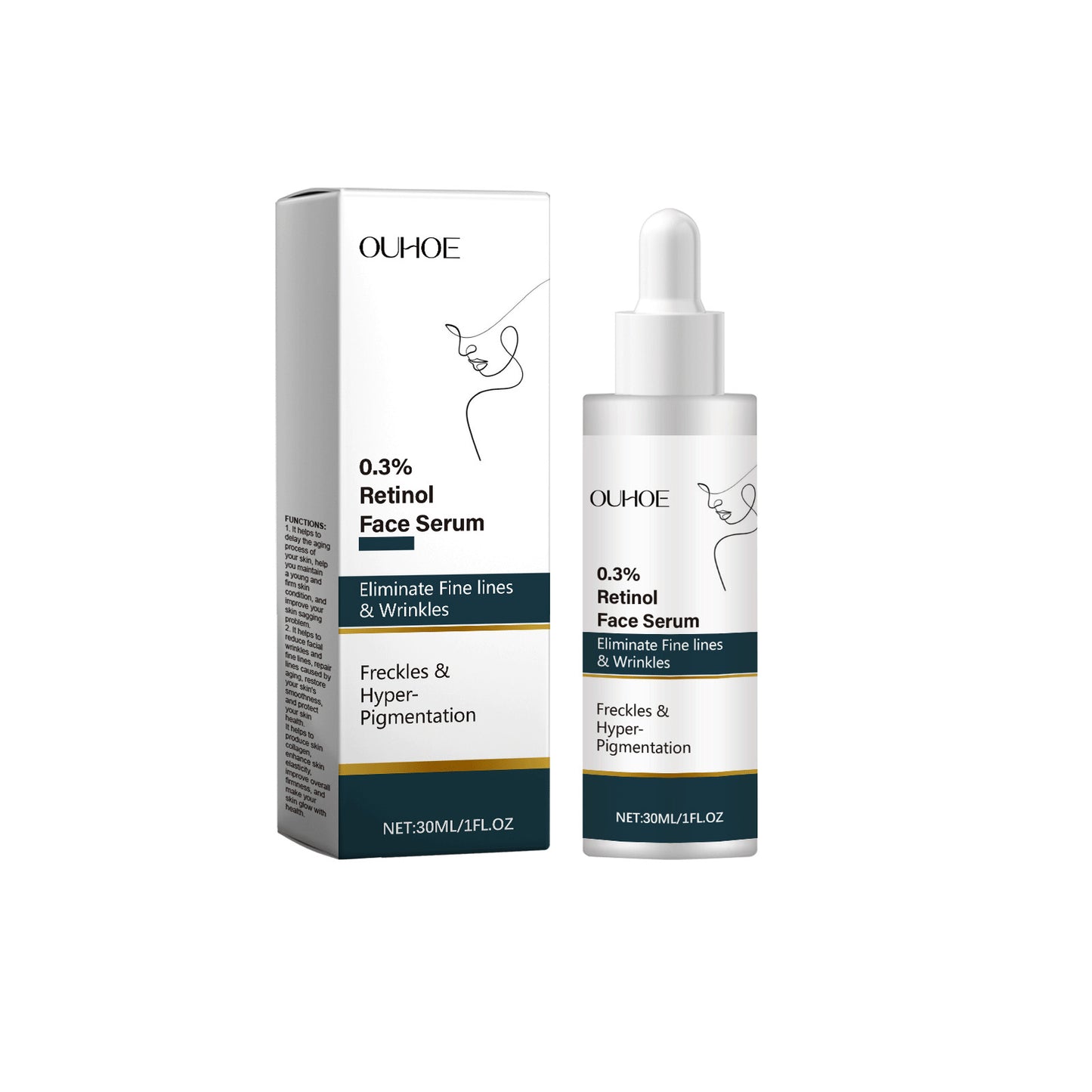 Retinol Facial Serum - Moisturizing & Anti-Aging Skin Care - 30ml