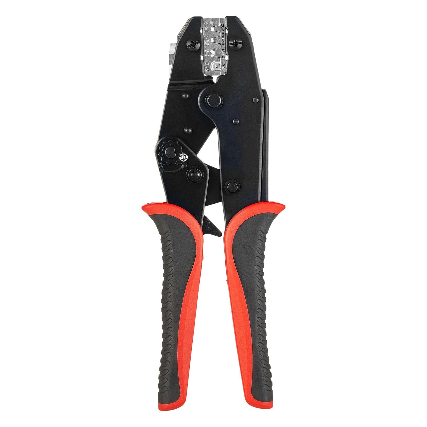 Crimping Tool 24-10 AWG Ratcheting Wire Crimper for Electrical Terminals