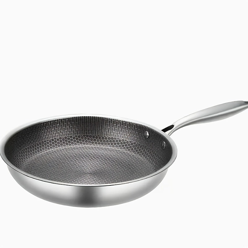 26cm Stainless Steel Non-Stick Frying Pan - Easy to Clean