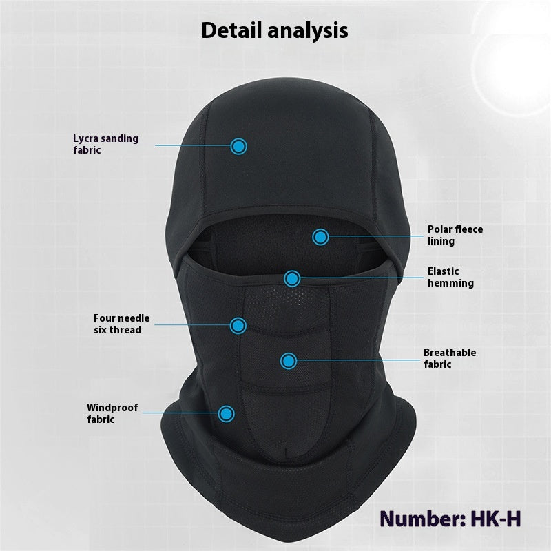 Windproof Cycling Mask - Waterproof Winter Hood