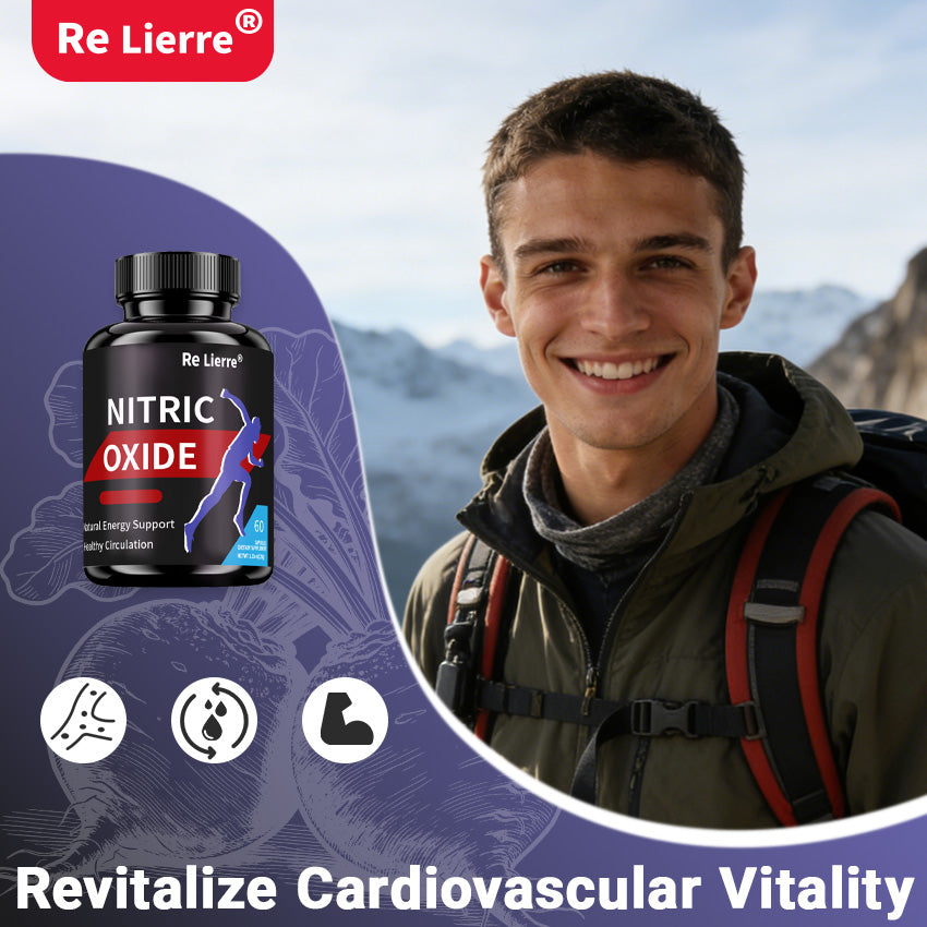 Nitric Oxide Supplement - L-Arginine & L-Citrulline Complex, 60 Capsules