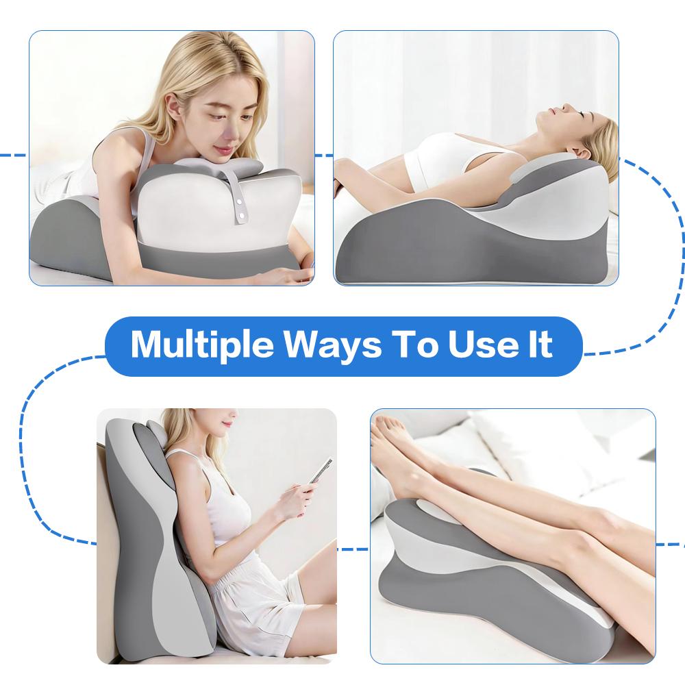 Ergonomic Heart-Shaped Memory Foam Chest Support Pillow