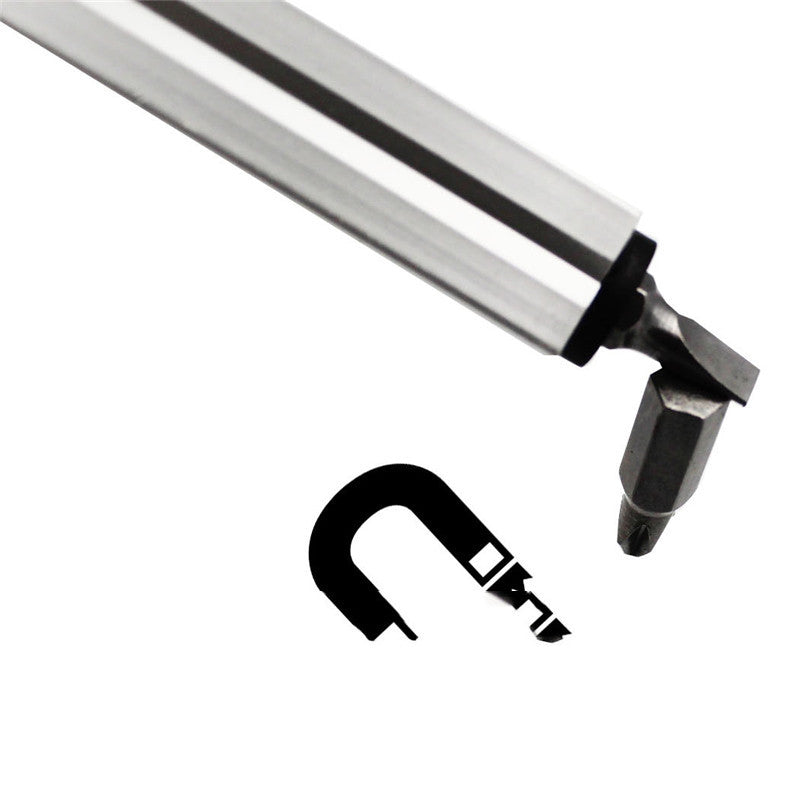 Pen-Shaped Magnetic Screwdriver Hand Tool - Aluminum Alloy, Multiple Colors