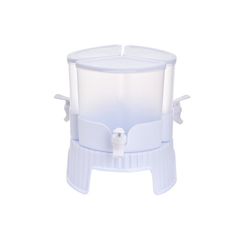 Large Capacity Refrigerator Water Dispenser with Faucet - White