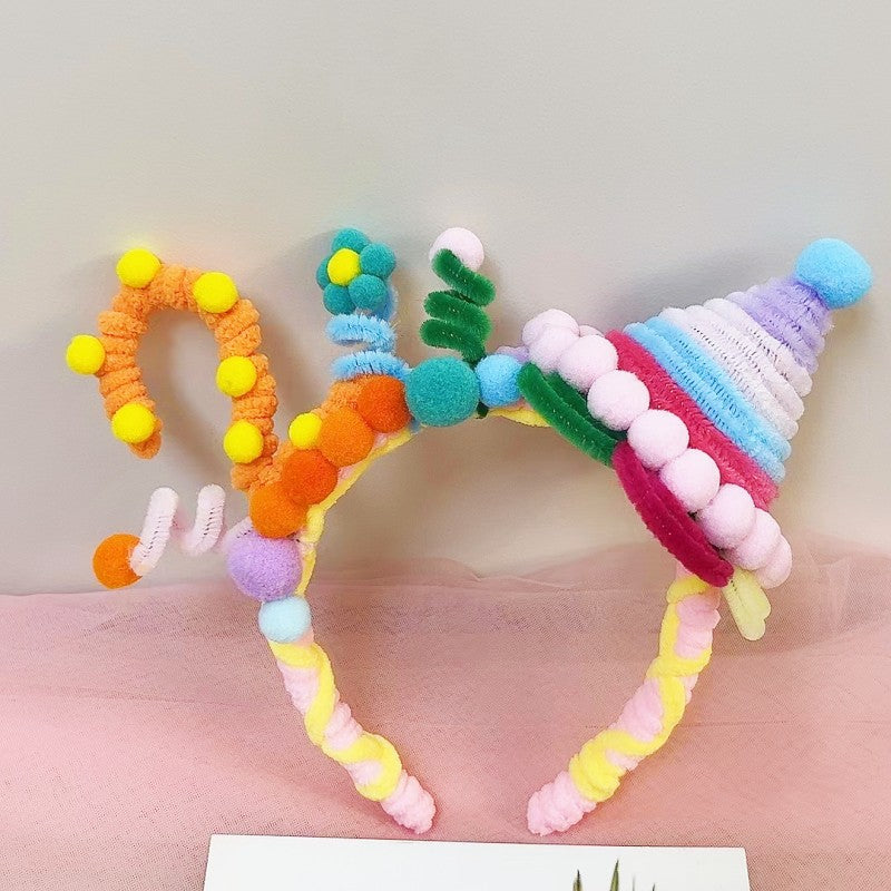 Cartoon Eye Spring Holiday Hairband Set - Colorful Hair Accessories for Kids & Adults