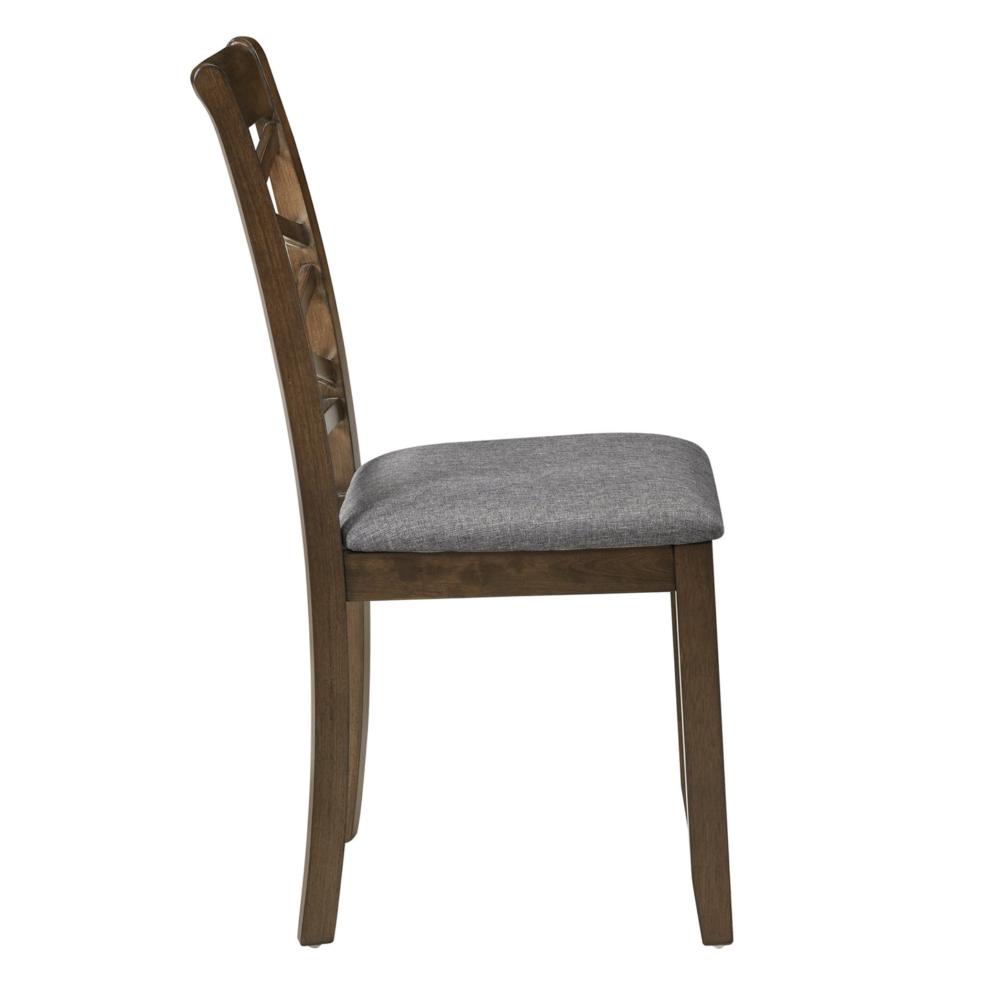 Walnut Dining Chairs Set of 4 - Upholstered Kitchen Chairs