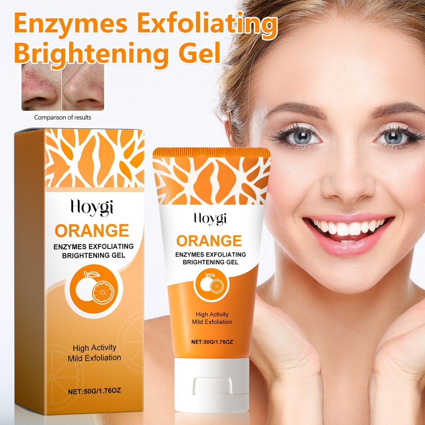 Exfoliating Blackhead Gel for Facial Care - 50g Deep Cleansing Treatment