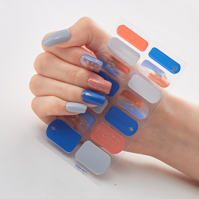 Laser Nail Polish Film Stickers Butterfly Pattern Nail Art Decals