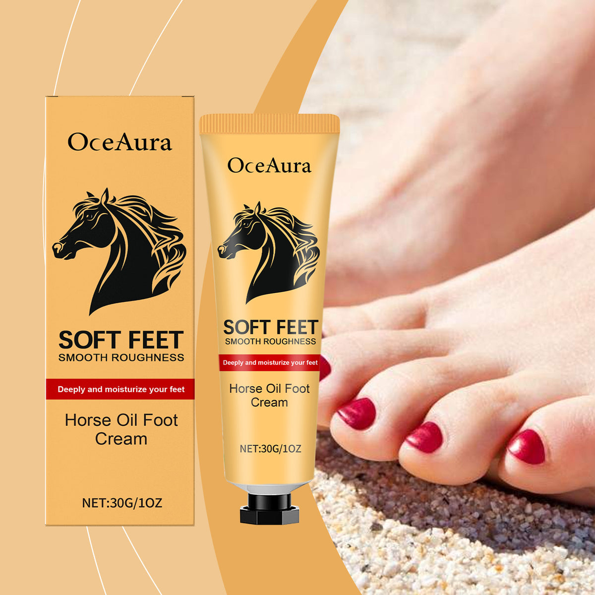 Hydrating Foot and Neck Cream - Moisturizing Skin Care 30G