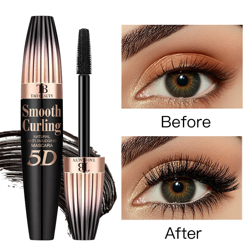 Waterproof Lengthening Mascara - Smudge-Proof, Volumizing & Curling, Fast-Drying Makeup