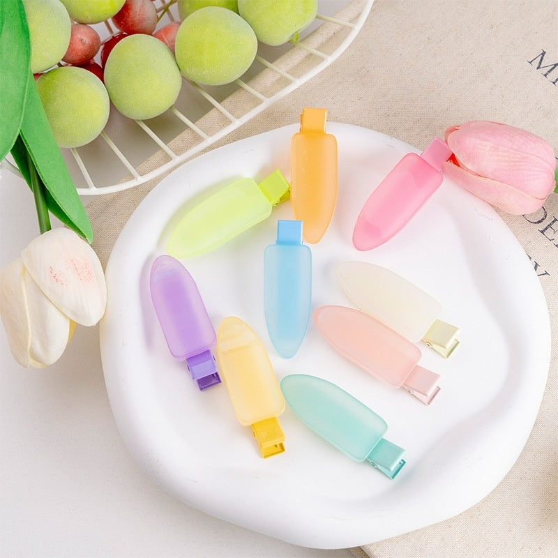 Colorful Ice Cream-Shaped Water Drop Hair Clip for Girls - Playful Hair Accessory