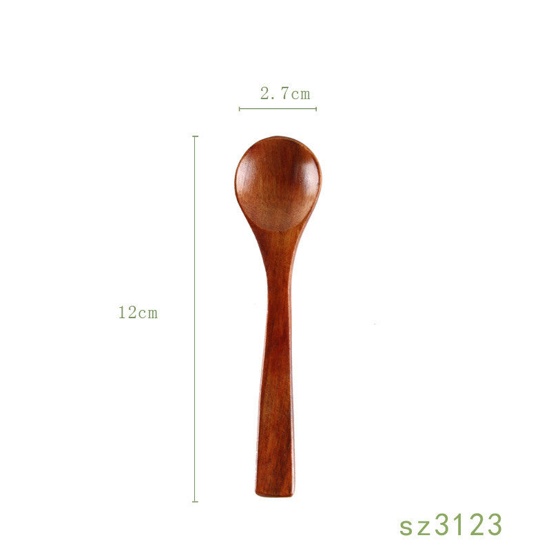 Solid Wood Honey Spoon - Japanese Style Kitchen Utensil
