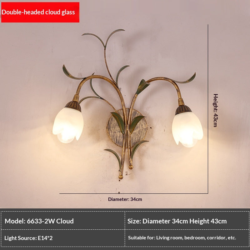 French-Style Modern Wall Sconce - Minimalist Living Room Lighting