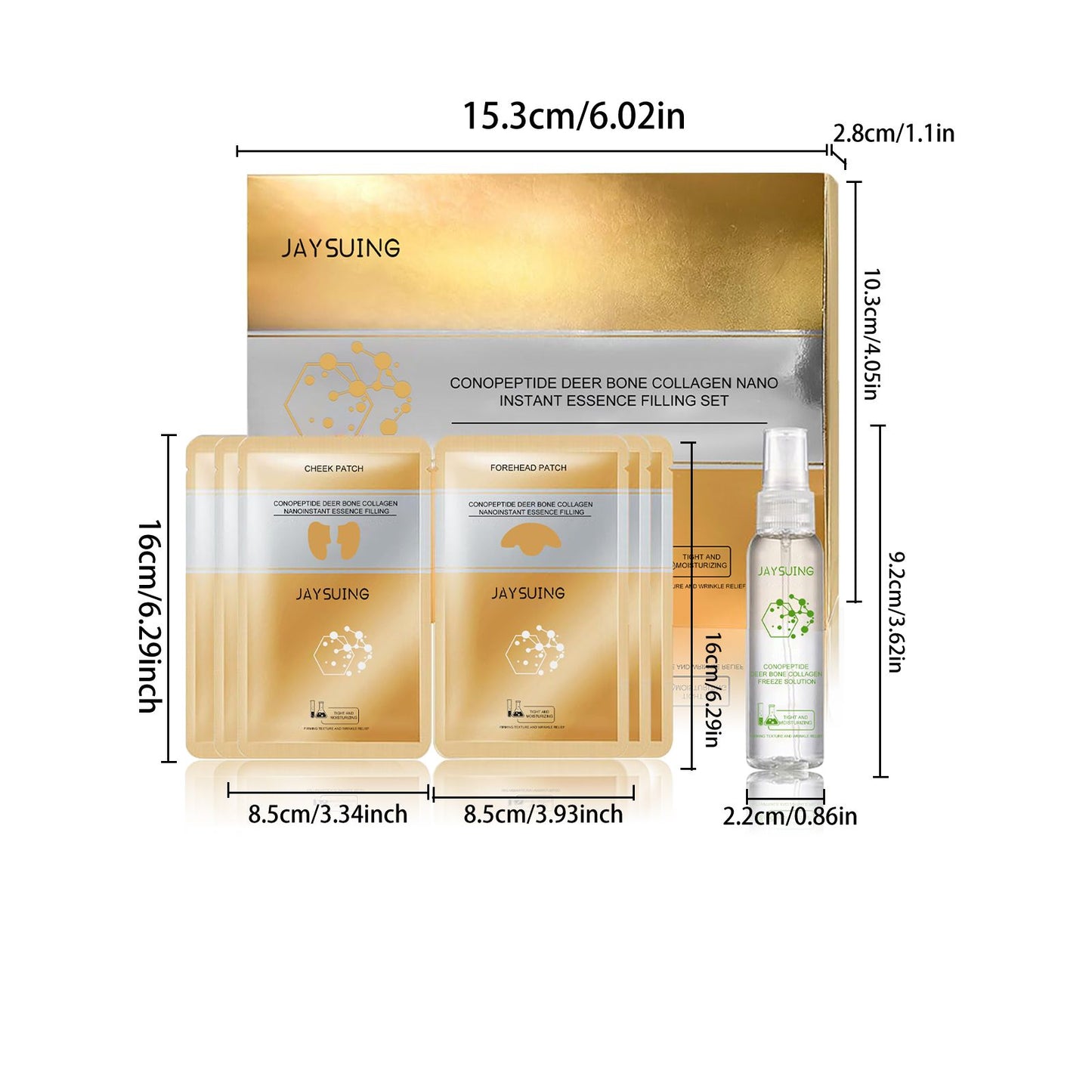 Taro Peptide Deer Collagen Essence Set for Anti-Aging & Firming