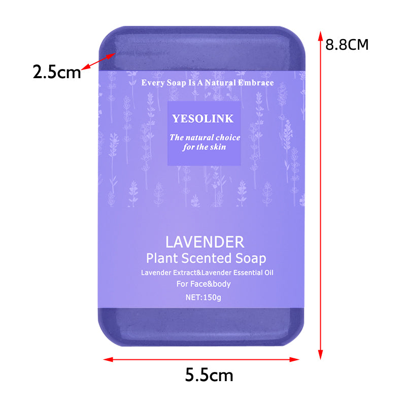 Lavender Essential Oil Soap 150g Natural Body Care Bar for Relaxation