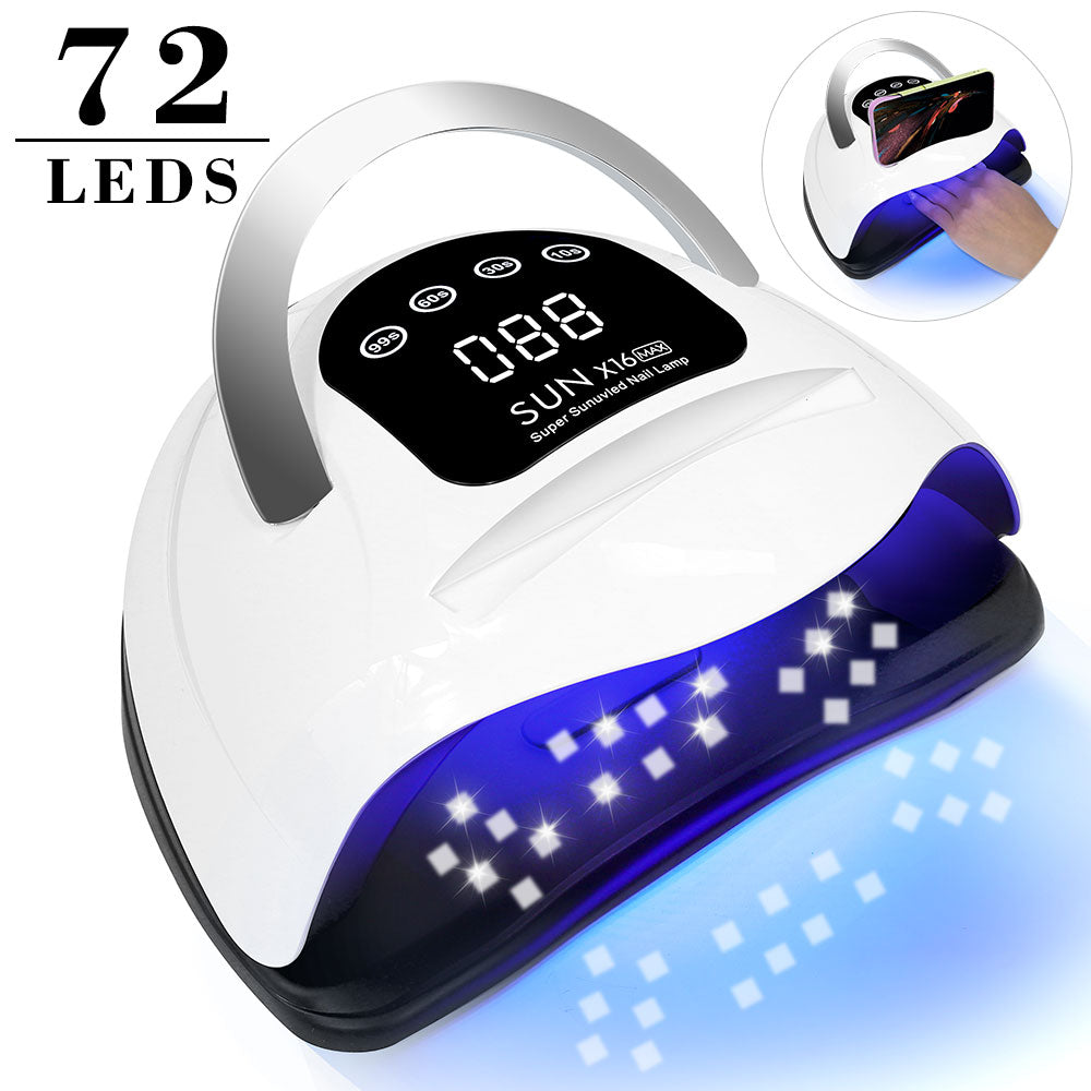 Professional LED Nail Lamp for Gel Polish - High-Speed Dryer with Auto Sensor