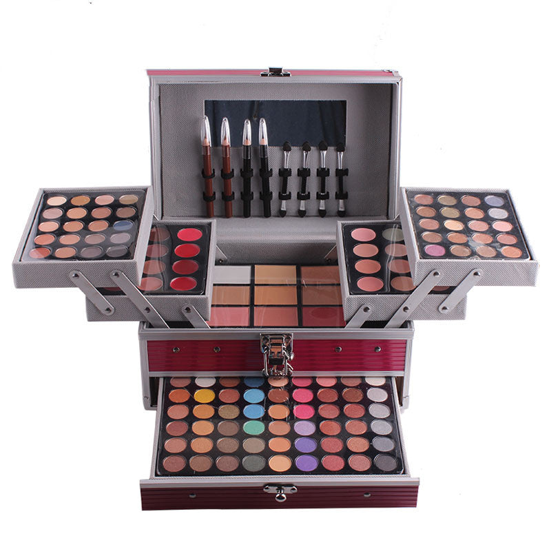 Multicolor Makeup Organizer Box for Cosmetic Storage and Eyeshadow Palette